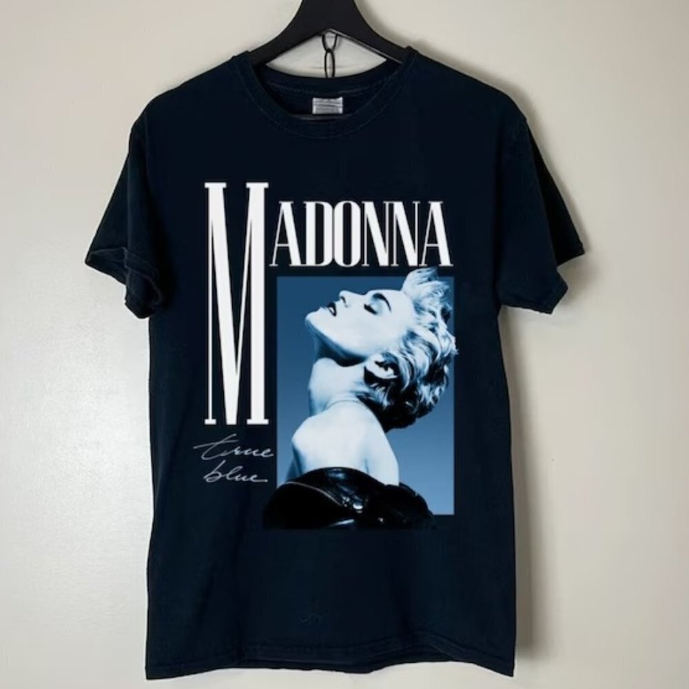 Madonna True Blue T Shirt Madonna The Celebration Tour T Shirt